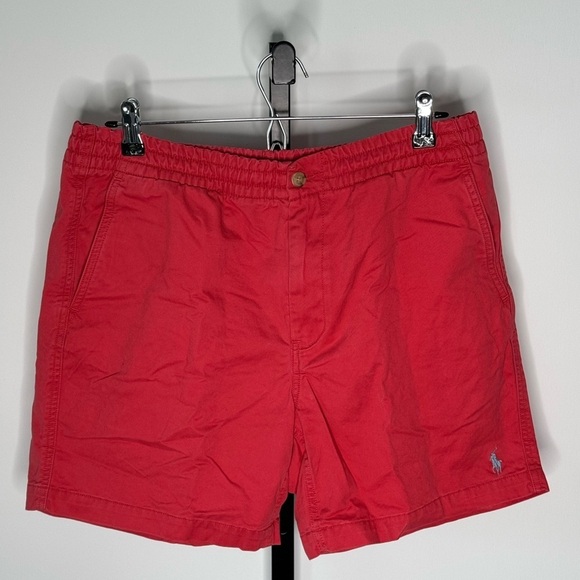 Polo by Ralph Lauren Red Flat Front Shorts - Picture 4 of 7